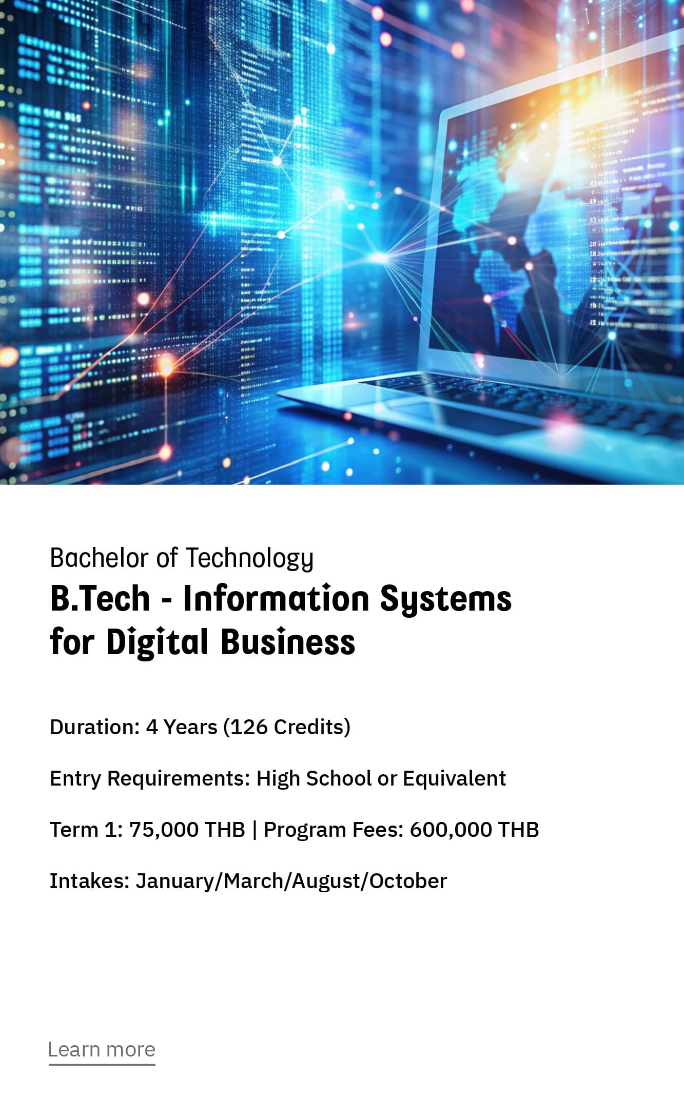 Program card image mobile